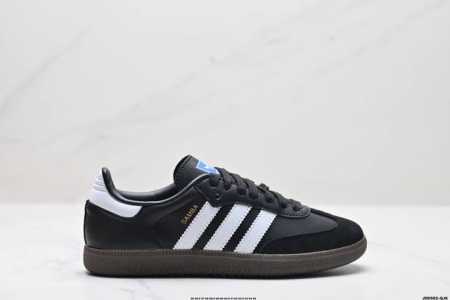 公司级阿迪达斯三叶草adidas Originals Samba Og 桑巴舞系列绅士德训足球风百搭低帮休闲运动板鞋 货号:B75807 尺码:36 36.5 - 点击图像关闭