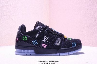 公司级全新Lv路易威登Louis Vuitton Trainer Sneaker Low休闲运动文化百搭板鞋 尺码:40-45 Xm0428Q625