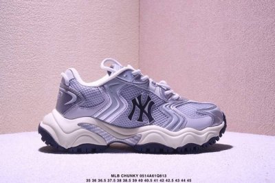 公司级Mlb Chunky Classic Embo Monogram 人气单品 学长鞋系列低帮老爹风轻量增高厚底百搭休闲运动慢跑鞋高级街头休閒品牌Mlb公开了