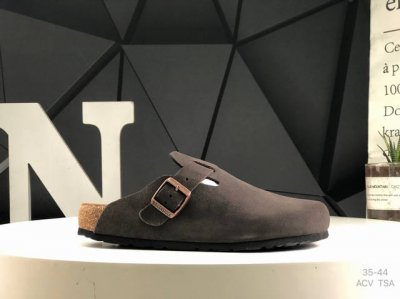 勃肯 拖鞋 Birkenstock 博肯休闲鞋 半拖 系列 官方代工厂p工艺 品质看得见 London-Shearling内里羊毛 每一步都是安全感！以极致的温