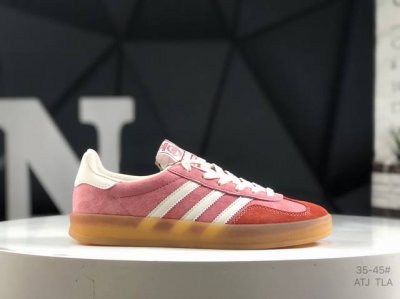 真标带半码 阿迪达斯 Adidas Originals Gazelle Indoor 三叶草休闲防滑耐磨低帮板鞋 鞋头出色设计 塑就出众贴合感 稳固的后跟贴合足