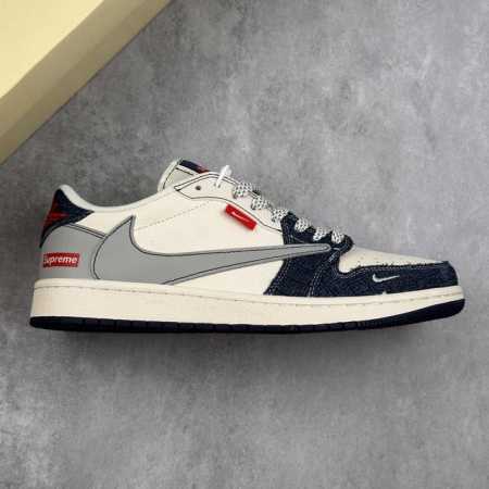 本地 核心私 Travis Scott X Fragment Design X Air Jordan 1 Low Og Sp Aj1 乔1 Supreme联名 - 点击图像关闭