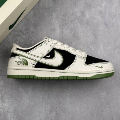 本地 核心私 Nike Sb Dunk Low 北面联名 奶白黑绿 周年高端定制 低帮休闲板鞋 #定制鞋盒 大厂纯原品质出货 超高清洁度 皮料切割干净无任何毛边
