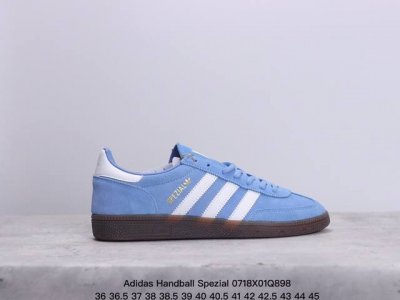 真标adidas Handball Spezial 官方正确版本 阿迪达斯经典款 复古休闲板鞋 全鞋采用反毛皮制作 牛筋耐磨大底 承载青春情怀的板鞋 经典三条杠