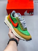 Sacai X Nike Ldwaffle 潮流酷炫华夫鞋 解构 低帮 生活休闲鞋 男女同款 橙 尺码：见图 编码：04Jhd317A12