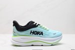 公司级Hoka One One Bondi 9 复古舒适防滑耐磨 低帮 山地户外跑步鞋 货号:1162014 尺码:36 36.5 37.5 38 38.5 3