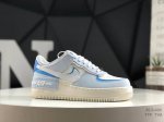 180 耐克Nike Wmns Air Force 1 Shadow全新少女系解构主义设计 马卡龙空军一号轻量增高低帮百搭板鞋 为经典设计注入玩味元素 分层结构
