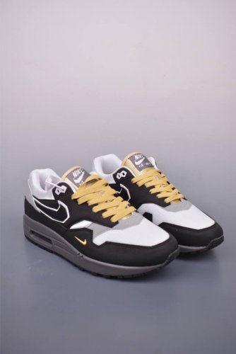 Nike Air Max 1 复刻拼接 纯原版本 复古休闲跑步鞋 官方同步上架 真标原盒 原底原面 正确版型 原版开发 精准细节 市面最高版本 官方货号：Ib9