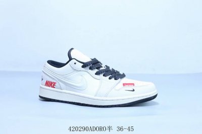 乔丹Air Jordan 1 Low Aj1 乔1低帮复古文化休闲运动篮球鞋 联名 货号 Xs6086-009 420 Adoro半 36-45
