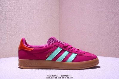 Ad Originals Gazelle Indoor End 三叶草休闲防滑耐磨低帮板鞋鞋头出色设计 塑就出众贴合感稳固的后跟贴合足部曲线设计软弹舒适 不易磨
