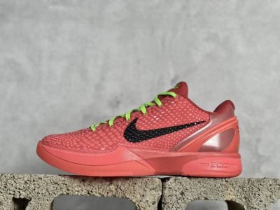 Zx神版 Nike Kobe 6 Protro Reverse 反装青蜂侠红色 货号：Fv4921-600 尺码：40 40.5 41 42 42.5 43 4
