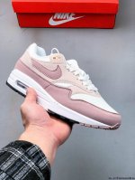 顶级纯原版本 头层皮打造市面最强工艺 耐克 Nike Nike Air Max 1 87 限定配色 气垫缓震跑步鞋 0426160H36