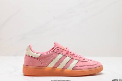 公司级adidas Handball Spezial Sporty X Rich 官方正确版本 阿迪达斯经典款 复古休闲板鞋 全鞋采用反毛皮制作 牛筋耐磨大底