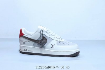 耐克 Nike Air Force 1 Af1耐克 低帮 空军一号休闲板鞋 Lv 货号 Xx3168-129 512250Adwpr半 36-45
