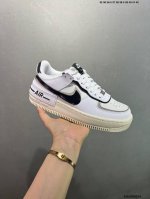 公司级空军马卡龙果冻系列 耐克 Nike Air Force 1 Shadow Af1解构机能拼接 空军一号轻量增高魔术贴低帮百搭板鞋，一改原先的常规 Swoo