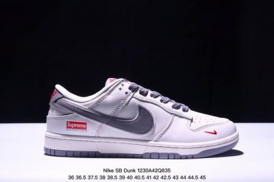 海外爆款限量发售！公司级 Nike Sb Dunk Low“ Supreme联名” 周年高端定制 低帮休闲板鞋 定制鞋盒 大厂纯原品质出货 超高清洁度 皮料切割