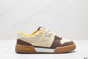 公司级Fendi芬迪 Match 皮革 低帮休闲 时尚板鞋 独家原装套装配件官方同源 渠道原装订单 全套专柜包装物及配件 尺码:35-44 Id:Jhd534-