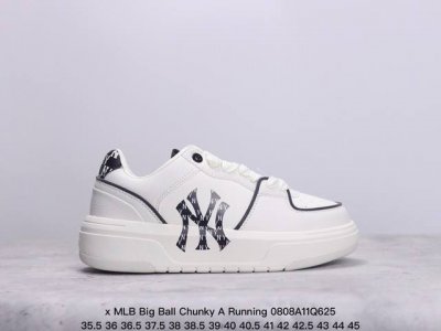 公司级korea韩国ss19限定发售ny美国榄球洋基队限定 X Mlb Big Ball Chunky A Running厚底老爹厚底休闲运动慢跑鞋 货号:3A