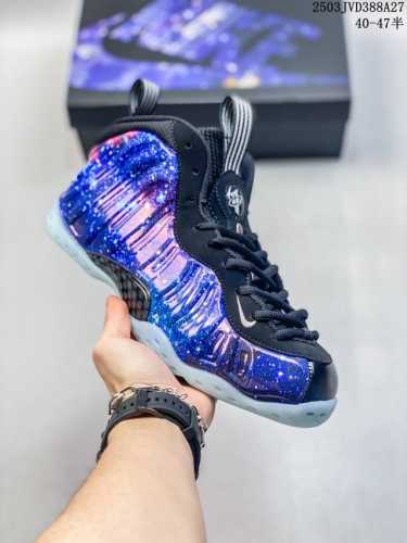 220 真标Nike Foamposite Pro Black Metallic Gold 喷泡 中帮 复古篮球鞋 货号:624041 800 尺码:40-47