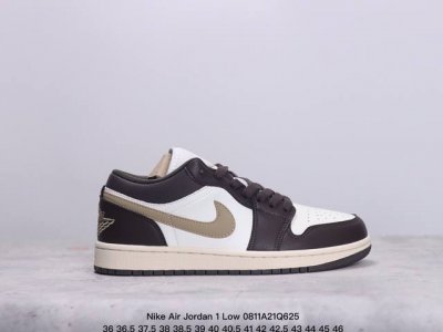 jordan 乔丹 原楦型开发纸版，采用软质牛培皮革鞋面材质这双aj也太小清新了，耐克nike Air Jordan 1 Low Releasing With