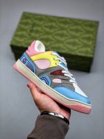 福利特价 原本地360版本 Gucci 海外订单 球鞋代购顶级版本 面料①：太空纹进口头层牛皮 面料②：A+A复合莱卡压铸成型后包 面料③：镙旋纹进口丝网 面料