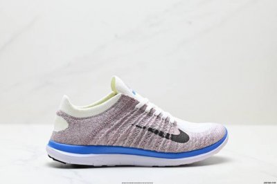 公司级耐克Nike Free 4.0 Flyknit 赤足4.0 轻跑鞋 质感新焕升级 专为短打跑造 鞋如面袜般子柔贴软合 结合性弹沙线 赋双予足众出的紧包密覆