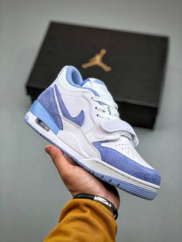 N版 Nike Air Jordan Legacy 312 Low 乔丹最强三合一混合版 白紫 原厂私磨 原厂纸板 原厂盒装 完美走线 进口头层皮 致力打造精致
