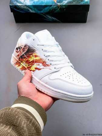 耐克Nike Air Jordan Low 1 乔1低帮哪吒联名经典休闲鞋 0225157B26 - 点击图像关闭