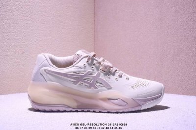 公司级Asics Gel-Resolution X 亚瑟士 专业网球鞋 没有鞋骨的设计 这是一种创新技术 它让脚底在每一次着地时都能感受到柔软而充足的缓冲 就像