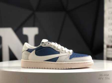 头层带半码 耐克 Air Jordan 1 Low Aj1 乔1 联名 倒钩 高端定制 低帮复古文化板鞋 货号：Qy0568-957 定制鞋盒 大厂纯原品质出货 - 点击图像关闭