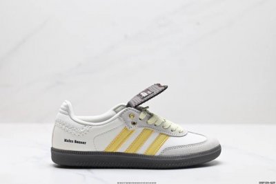 真标Adidas Originals Wales Bonner Samba Og桑巴舞系列绅士德训足球风百搭低帮休闲运动板鞋 货号:Fx7517 尺码:36 3