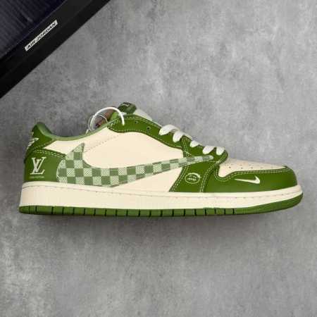 本地 核心私 Travis Scott X Fragment Design X Air Jordan 1 Low Og Sp Aj1 Lv联名 春绿方格 灰蓝牛 - 点击图像关闭