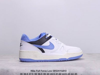 公司级耐克nike Full Force Lo扣篮系列低帮休闲运动滑板板鞋采用软质牛剖皮鞋面材质#正确后跟反口里弧度#原厂中底布正确印刷#鞋垫嵌入缓震乳胶+So