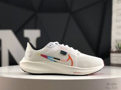 160 nike Zoom Pegasus 40 登月40代系列网面透气缓震疾速跑鞋 原档案数据开发纸版楦型 内里嵌入定型海绵 中底搭载前Zoom+全掌Reac