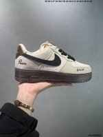 公司级Nike Air Force 1 Low 蓝棕 空军一号低帮运动休闲板鞋 原楦头原纸板 打造纯正空军版型 专注外贸渠道 全掌内置蜂窝气垫 原盒配件 原厂中