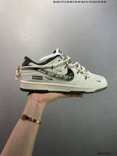 公司级Nk Dunk Low Retro Diy高端定制 解构绑带 低帮休闲运动板鞋 原装头层材料 用料绝不含糊 独家版型蒸餾加工帶來的是更好的视觉和脚感体验