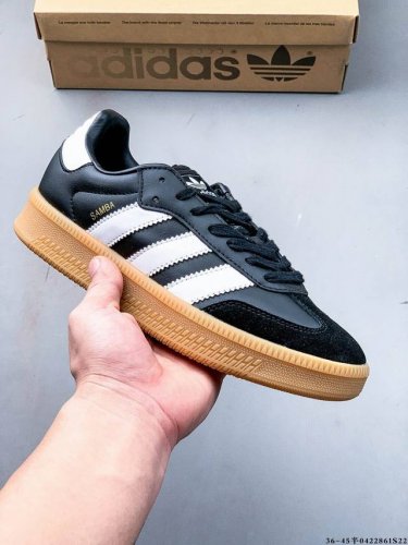 公司级！阿迪达斯Adidas Samba Xlg 厚底低帮复古板鞋 0422861S22