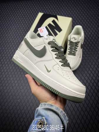 Nk Air Force 1'07 Low 二维码 军绿满天星 空军一号低帮休闲板鞋 Cu1836-966 #定制皮料 3M反光 原楦原纸板 纯正版型 清洁度完 - 点击图像关闭