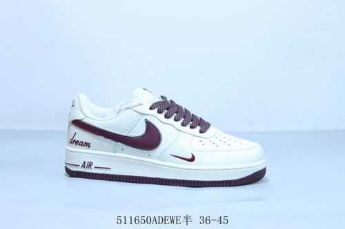 耐克 Nike Air Force 1 Af1耐克 低帮 空军一号休闲板鞋 货号 Dr -105 511650Adewe半 36-45