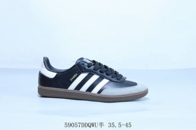 adidas 阿迪达斯Wales Bonner Japan联名日式Samba德训鞋情侣款复古运动板鞋休闲鞋 货号 H01878 59057Ddqwu半 35.5