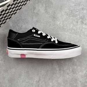 本地 核心私 Vans Skate Rowan Pro 黑白 经典百搭 轻便舒适专业滑板鞋 鞋底处的小心机脚能很好的释放脚底压力 工艺：硫化1:1 重量1:1、