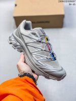 萨洛蒙 Salomon Slab Xt-6 黑白色元祖灰户外越野机能跑鞋 412529 尺码：见图 编码：05Gxd309A07