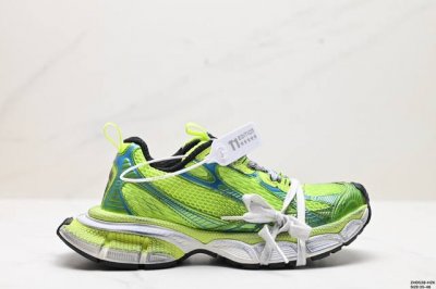 公司级balenciaga Runner Kith Four.Color 巴黎世家7.0 21Ss最新配色潮流复古休闲鞋#全新磨具开模 原版原装大盒 还原官方配