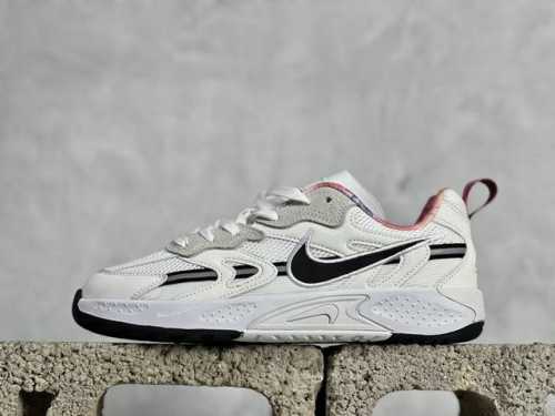 NIKE JAM 系列舒适时尚防滑耐磨低帮生活休闲鞋 FZ8966- 采用鞋面合成皮革与网眼布设计 以便于运动员在霹雳舞运动中的保护和耐穿 中底设计细节采用翻转