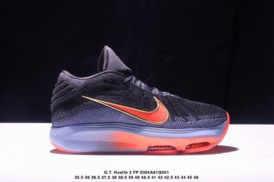 230 Nike Air Zoom G.T. Hustle 3 Fp 气垫 耐克缓震透气厚底中帮实战系列篮球鞋Fv5952-001 前掌搭载双层Air Zoom