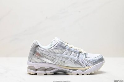 公司级asics 亚瑟士 透气网眼鞋面配合部分合成革材质 采用全新ahar+橡胶材质,更加耐磨日本专业跑鞋品牌 Asics 亚瑟士 Gel-Kayano 14