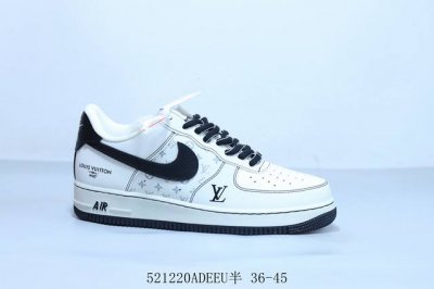 nike Air Force 1 Af1耐克 低帮 空军一号休闲板鞋 Lv 货号 Bz6808-102 521 Adeeu半 36-45