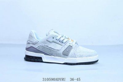 200 Lv路易威登Louis Vuitton Trainer Sneaker Low休闲运动文化百搭篮球板鞋 货号 51Bcolore 310590Adyru