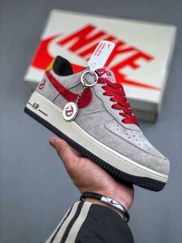 Nike Air Force 1'07 Low 万圣节联名-红灰猪八 空军一号低帮休闲板鞋 Kk1988-020 #原楦头原纸板 原装鞋盒 定制五金配件 内置全