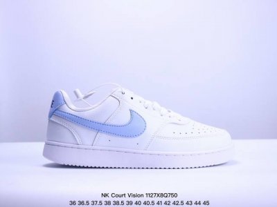 Nk Court Vision Low 小空军二代 休闲运动板鞋 受1980年代中期趋势的启发 融合了复古篮球风格的混合运动鞋 适用于现代时代 该设计结合了皮革